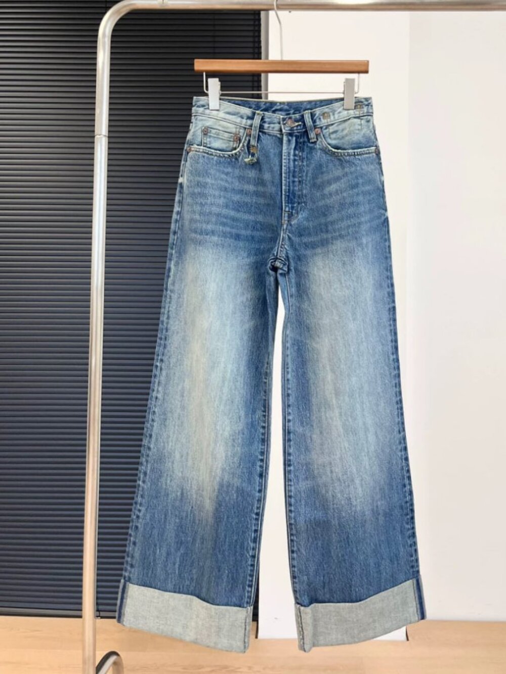 R13 NWOT Blue wide-leg jeans 26